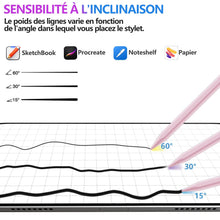 Carica l'immagine nel visualizzatore di Gallery, Penna per iPad 2018-2026 con Sensibile All'inclinazione &amp; Rifiuto del Palmo