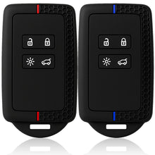 Carica l'immagine nel visualizzatore di Gallery, 2PCS Cover Chiave Clio, Compatibile con Clio, Megane, Koleos, Kangoo, Twingo, Talisman, Captur, Spazio, Dacia Duster - C