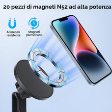 Carica l'immagine nel visualizzatore di Gallery, EEEKit Supporto Telefono Auto Portabicchiere: MagSafe 20 Magneti N52