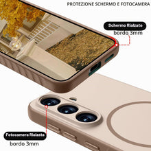 Carica l'immagine nel visualizzatore di Gallery, Cover per Samsung Galaxy S25 Compatibile con MagSafe Cachi‌