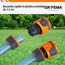 Carica l'immagine nel visualizzatore di Gallery, GRIFEMA GE1201 Attacco Rapido per Tubo da 1/2" 12,5 mm - 5/8" 15 mm, Connettore Universale, Installazione Facile, Protez