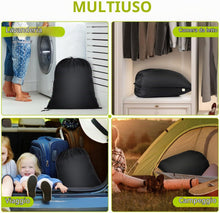 Carica l'immagine nel visualizzatore di Gallery, OTraki 2 Pezzi Sacco Portabiancheria Sporca,50 x 60 cm Laundry Bag con Coulisse,Sacco Portabiancheria Sporca Pieghevole,Portatile Sacchetto Biancheria Sporca da Viaggio per Campeggio Casa Collegio