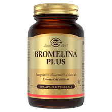 Carica l'immagine nel visualizzatore di Gallery, Solgar Bromelina Plus, 60 Capsule Vegetali - Bromelina, Estratto di Ananas.
