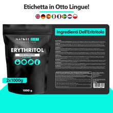 Carica l'immagine nel visualizzatore di Gallery, Nature Diet - Eritritolo 2 x 1000 g | Dolcificante Naturale | Zero calorie | Sostituzione dello zucchero