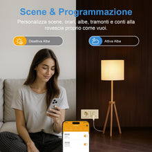 Carica l'immagine nel visualizzatore di Gallery, SURFOU Presa Smart Intelligente WiFi, Timer Presa Elettrica Compatibile con Alexa e Google Home, Funzione Temporizzata D