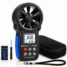 Carica l'immagine nel visualizzatore di Gallery, HoldPeak Anemometro Digitale 866B, Misuratori del Vento,Temperatura del Vento,Max/Min,LCD Retroilluminato,qualità dell'A