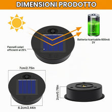 Carica l'immagine nel visualizzatore di Gallery, Ricambi per Luci Solari, 4 Pezzi Ricambio Pannello Solare per Luci (7cm)