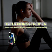 Carica l'immagine nel visualizzatore di Gallery, Bracciale Sportivo con Tasca per Auricolari, PortaCellulare per iPhone 15 Pro Max/14/13/12/11, Galaxy S24 Ultra/S23/S22,