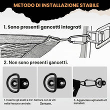 Carica l'immagine nel visualizzatore di Gallery, Rete Elastica Per Bagagliaio 80 x 60 cm Estensione Massima 160 cm * 130 cm