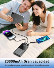 Carica l'immagine nel visualizzatore di Gallery, Batteria esterna 22.5W 20000mAh Power Bank Ricarica Rapida, Batteria Portatile USB C Input &amp; Output PD3.0 QC4.0 Power Ba