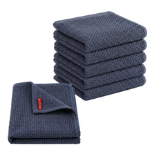Carica l'immagine nel visualizzatore di Gallery, Carehabi Strofinacci Cucina Cotone 6 Pezzi 30x30cm Strofinacci Cucina Super Assorbenti Canovacci Cucina Cotone Riutilizz
