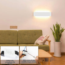 Carica l'immagine nel visualizzatore di Gallery, Lightess 18W Applique da Parete Interno Lampada 40cm Bianco Caldo