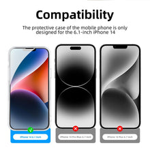 Carica l'immagine nel visualizzatore di Gallery, NEW'C Cover per iPhone 14 + 2x Pellicole Vetro Temperato Trasparente