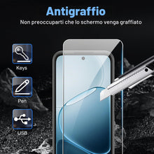 Carica l'immagine nel visualizzatore di Gallery, Cover per OPPO A6/A6X/A6T Pro 4G/5G + 2 Pezzi Vetro Temperato, Custodia Protettiva Morbida in Silicone TPU Anticaduta e 