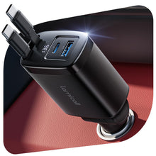 Carica l'immagine nel visualizzatore di Gallery, Lamicall 4-IN-1 Caricatore Auto USB C, 87W Caricatore Accendisigari 12V/24V