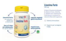 Carica l'immagine nel visualizzatore di Gallery, LongLife® Lisozima Forte 250mg | Lisozima idrolizzato di albume d'uovo, vitamina C, lattoferrina e vitamina D-3 | Sistem