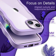 Carica l'immagine nel visualizzatore di Gallery, JETech Cover Ondulata per iPhone 14, Viola