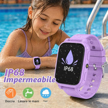 Carica l'immagine nel visualizzatore di Gallery, Smartwatch Bambini con 18 Giochi Educativi Contapassi Sonno Touch HD 1,83"