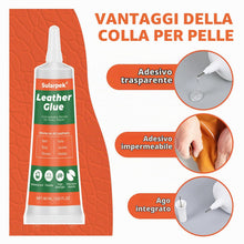 Carica l'immagine nel visualizzatore di Gallery, Sularpek Colla in Pelle Extra Forte, 2 * 60 ML Colla in Pelle, Trasparente, Morbida, Lmpermeabile, Raccoglitore in Pelle