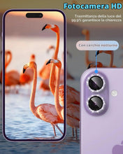 Carica l'immagine nel visualizzatore di Gallery, CloudValley Pellicola Protettiva Per Obiettivo Della Fotocamera Con Glitter Per iPhone 17, Vetro Temperato HD Antigraffi