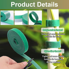 Carica l'immagine nel visualizzatore di Gallery, 2 Rotoli di Nastro Autoadesivo per Piante 10mm x 10m, a Strappo, Nastri Riutilizzabili per Sostegno, Legatura e Tutori d