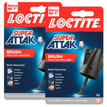 Carica l'immagine nel visualizzatore di Gallery, Loctite Super Attak Brush Colla Trasparente Multimateriale con Pennello Applicatore di Precisione Rapido Resiste in Lava