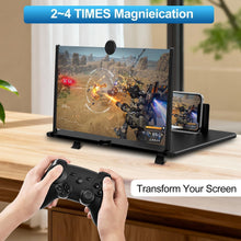 Carica l'immagine nel visualizzatore di Gallery, 16 pollici ingranditore schermo smartphone,3D HD lente ingrandimento smartphone, Amplificatore schermo cellulare, anti- 