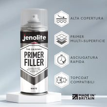 Carica l'immagine nel visualizzatore di Gallery, JENOLITE Primer Paint Riempitivo | Bianca | Primer flessibile con elevate proprietà riempitive | Riempie piccole ammacca