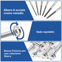 Carica l'immagine nel visualizzatore di Gallery, Set di Cacciavite per Occhiali 6 in 1,Set di Cacciaviti Orologiaio, Set Cacciaviti Precisione, Adatto per La Riparazione