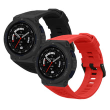 Carica l'immagine nel visualizzatore di Gallery, kwmobile 2x Cinturino Silicone Fibbia Compatibile con Amazfit Active Edge (A2212) Cinturino - Cinturini 14-22 cm