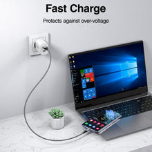 Carica l'immagine nel visualizzatore di Gallery, SIZUKA Cavo USB C [2M 3Pezzi] 3.1A Cavo USB Type-C Ricarica Rapida Nylon