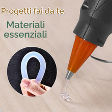 Carica l'immagine nel visualizzatore di Gallery, 50 Pezzi Colla a Caldo Sticks 11mm x 200 mm, Trasparente Bastoni di Colla Caldo per Pistola Colla a Caldo, Fai da Te, As