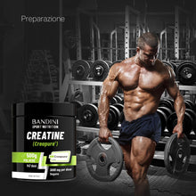 Carica l'immagine nel visualizzatore di Gallery, Bandini® CREAPURE® Creatina Monoidrata 500g in Polvere Pura - Con dosatore