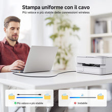 Carica l'immagine nel visualizzatore di Gallery, Cable Matters Cavo Stampante USB C (Cavo USB C a USB B, Cavo USB B a USB C) in Nero 2m