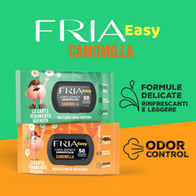 Carica l'immagine nel visualizzatore di Gallery, Fria Easy Carta igienica umidificata, 50 salviette, profumazione variabile
