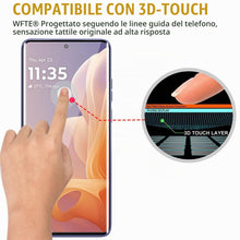 Carica l'immagine nel visualizzatore di Gallery, WFTE [2-Pezzi Vetro Temperato per Motorola Moto G85/Moto Edge 50 Fusion Pellicola Protettiva 3D Copertura Completaper [ 