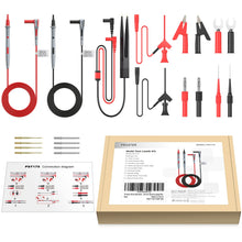 Carica l'immagine nel visualizzatore di Gallery, Proster Kit 23 in 1 Puntali per Multimetro Test Lead Circuito Tensione con Clip Alligatore Sonda Tester Grabber a Molla,