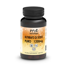 Carica l'immagine nel visualizzatore di Gallery, Butirrato di Sodio Puro 1200mg per dose -120 Capsule Gastroresistenti- Supporto Microbiota Intestinale Benessere Intesti