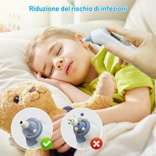 Carica l'immagine nel visualizzatore di Gallery, 200 tappi protettivi per febbre marrone e orecchio, coperture usa e getta, tappi di ricambio, termometri protettivi per 