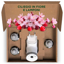 Carica l'immagine nel visualizzatore di Gallery, Air Wick Diffusore Elettrico di Oli Essenziali, 1 Diffusore Elettrico Gadget e 3 Ricariche, Fragranza Fiori di Ciliegio 