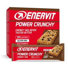 Carica l'immagine nel visualizzatore di Gallery, Enervit, Power Crunchy Choco Drops, Barretta Energetica con Gocce di Cioccolato Fondente, con Magnesio, Vitamina B1 e il
