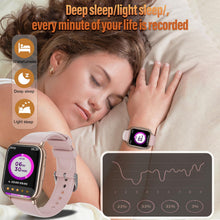 Carica l'immagine nel visualizzatore di Gallery, SLOKSFil Smartwatch Donna con Chiamate Bluetooth, 1.83" Fitness Orologio Smartwatch 3 Cinturini Frequenza Cardiaca SpO2 