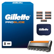 Carica l'immagine nel visualizzatore di Gallery, Gillette Lamette Proglide, 8 Lamette per Rasoio Barba Uomo, Multicolore