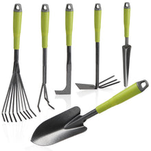 Carica l'immagine nel visualizzatore di Gallery, COM-FOUR® 6 Pezzi Set Attrezzi da Giardino da, Set da Giardino con Doppia