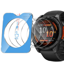 Carica l'immagine nel visualizzatore di Gallery, Pellicola Vetro Temperato per Garmin Fenix 8 Amoled 47mm con Kit di Installazione, [4 Pezzi] Ultra Trasparente Durezza 9