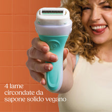 Carica l'immagine nel visualizzatore di Gallery, Wilkinson Sword Intuition Soap &amp; Shave Sensitive, rasoio donna, 1 ricarica