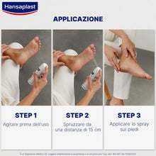 Carica l'immagine nel visualizzatore di Gallery, Hansaplast Spray Deodorante Protezione Piedi 2 in 1, 150 ml