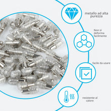 Carica l'immagine nel visualizzatore di Gallery, 70 pioli di supporto per mensole, 5 mm, in metallo resistente