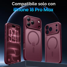 Carica l'immagine nel visualizzatore di Gallery, Qasyfanc Cover per iPhone 18 Pro Max, 2 Pellicola Privacy, Borgogna