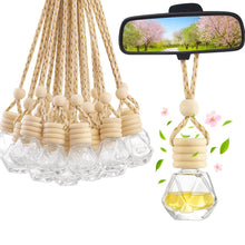 Carica l'immagine nel visualizzatore di Gallery, 30 Pcs Bottiglia Deodoranti per Auto Vuota,Deodorante per Ambienti Diffusore Bottiglia Ciondolo Olio Aromaterapia Retrov